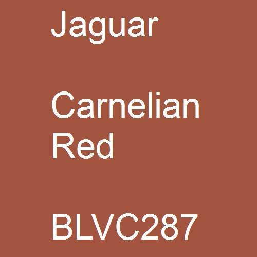 Jaguar, Carnelian Red, BLVC287.